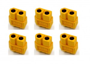 XT60 Hochstrom Buchsengehöuse, 3,5mm, 6 Stk/Pack