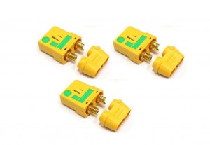 XT90-S Buchsengehäuse, Anti Funken, 3 Stk/Pckg