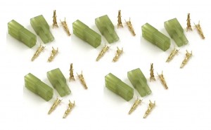 Micro TAMIYA Stecker/Buchse, 5 Paar/Pckg