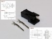JST/SM-R 2 Pin Stecker, 10 Stück/Pckg